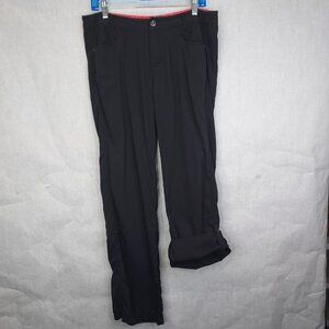 Cloudveil Convertible Hiking Pants Women L Black Nylon Gorpcore Outdoors Camping